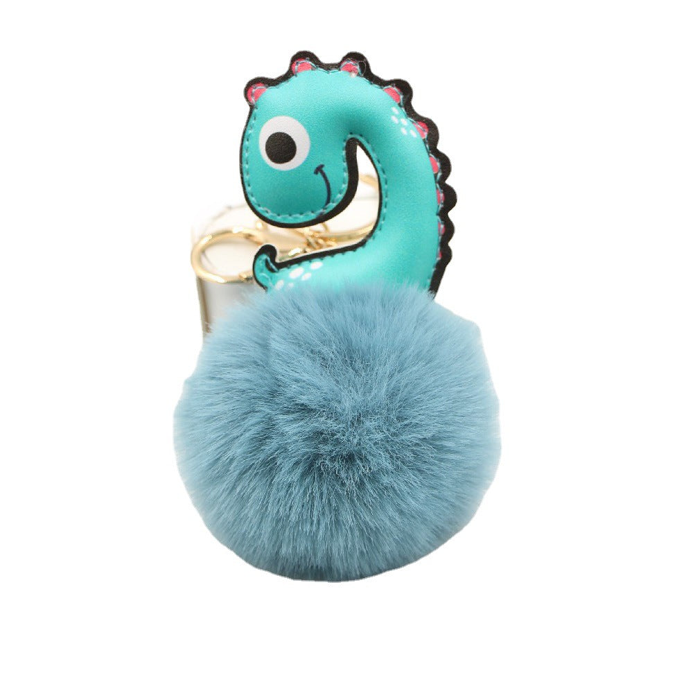 Wholesale Cute Dinosaur Women's Bag Plush Keychain